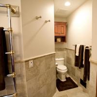 Rob hooks and heated towel bar