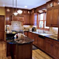 Wide view of the kitchen