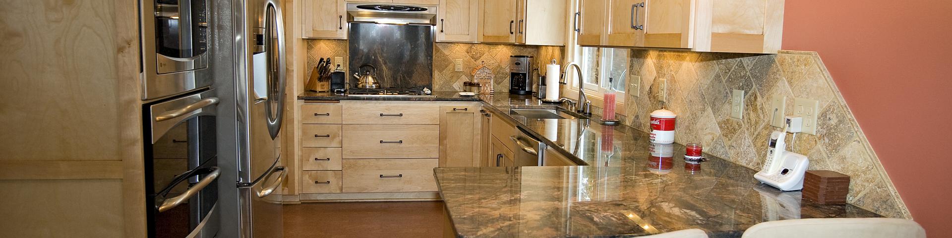 Wide view of the Kitchen